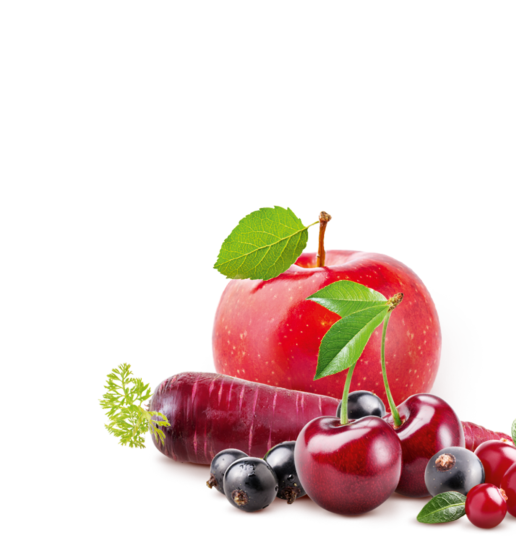 Frucht im Produkt Roter Multi-Vitamin