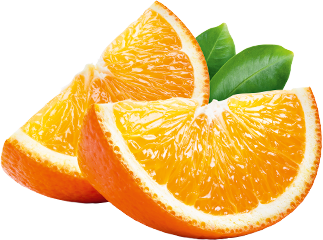 Frucht im Produkt Orange