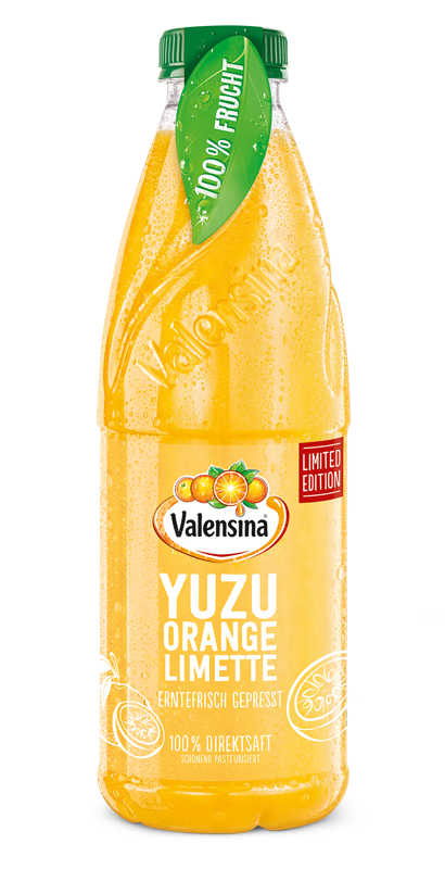 Mit Valensina den Sommer genießen: Die neue Limited Edition „Yuzu Orange Limette“ im Kühlregal