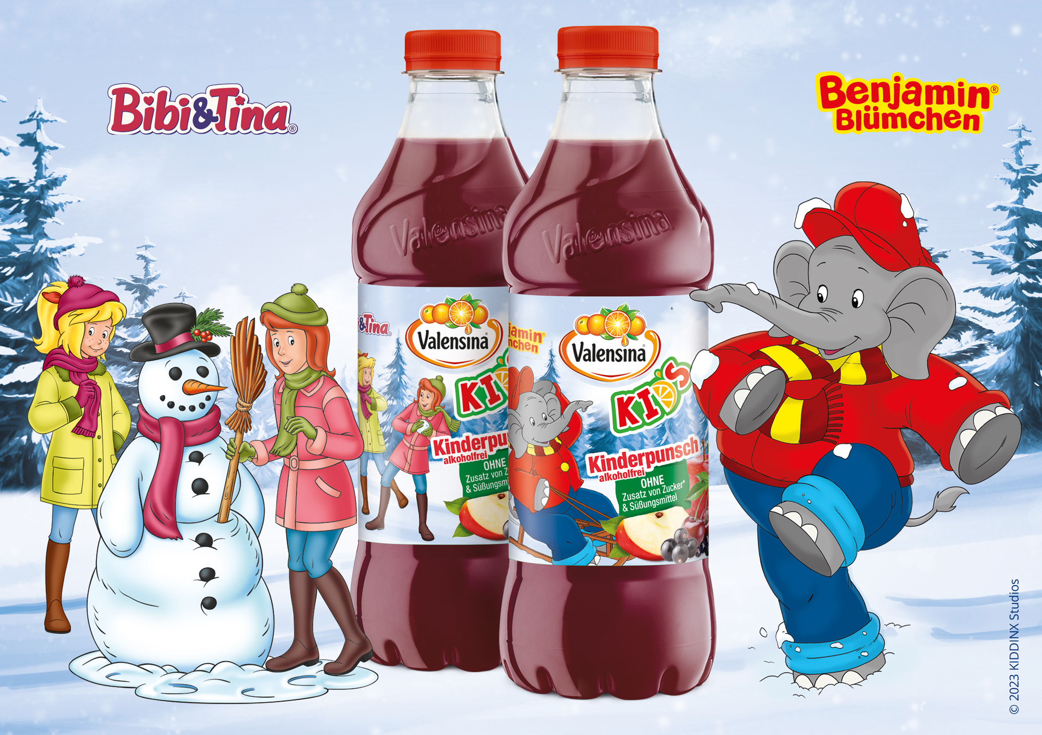 Winterlicher Trinkspaß mit dem neuen Kinderpunsch von Valensina