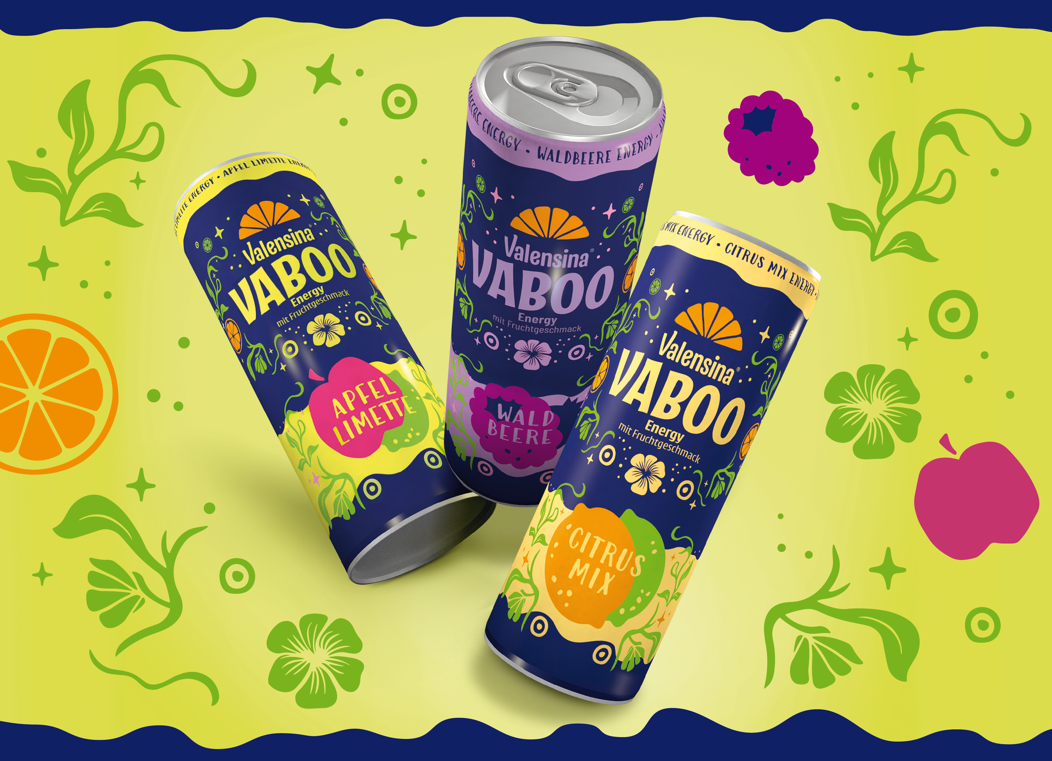 Mehr Frucht, mehr Power: Vaboo bringt frischen Wind in die Welt der Energy Drinks