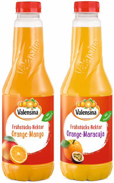 Säfte und Nektare von Valensina: süß, saftig und jetzt komplett vegan