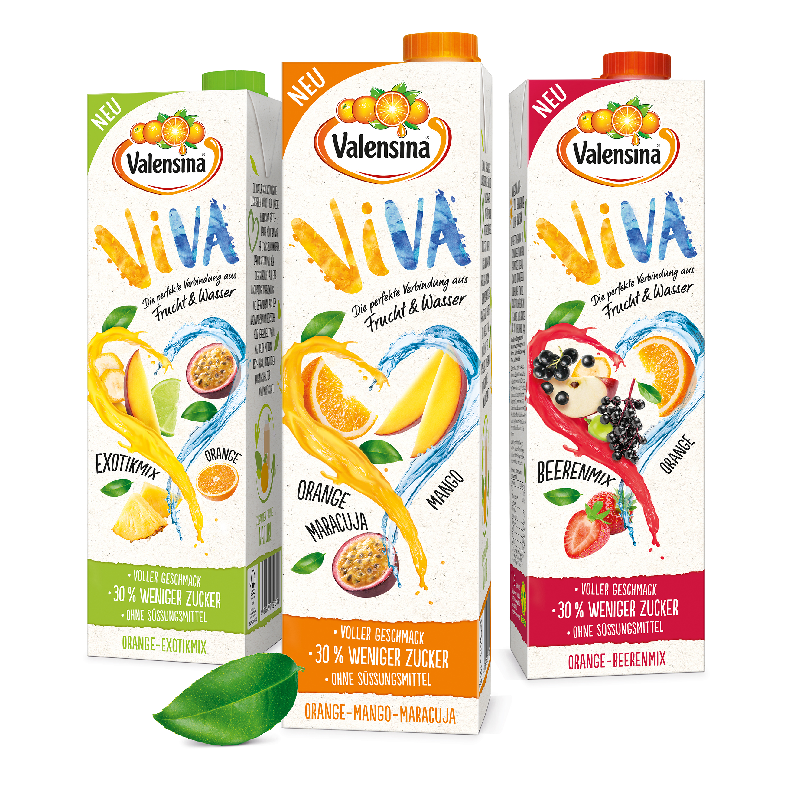NEU: Valensina VIVA – fruchtig-leichter Saftgenuss
