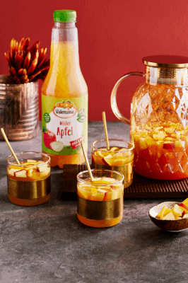 Alkoholfreier Apfel-Orangen-Punsch