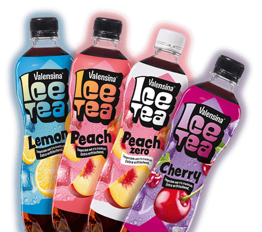Valensina IceTea Flaschen