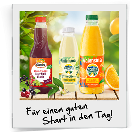 Drei verschiedene Valensina-Produkte